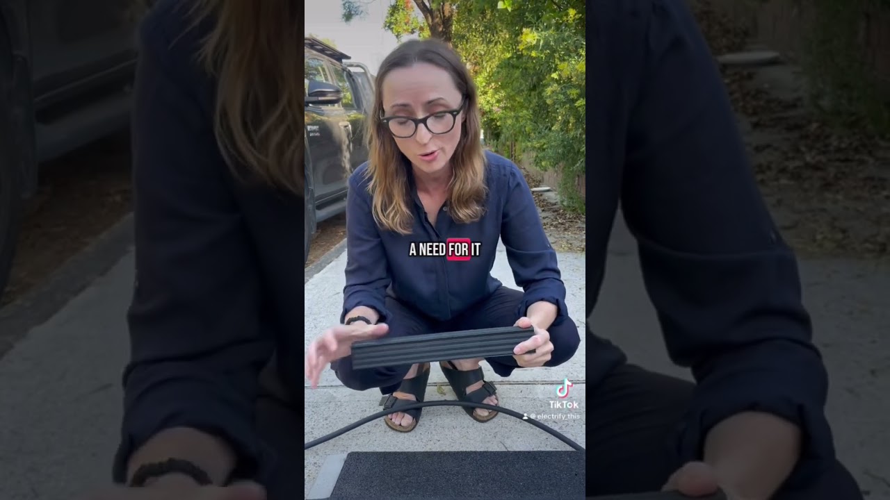 EV charging solution for no driveway. #gullycharging #kerbocharge