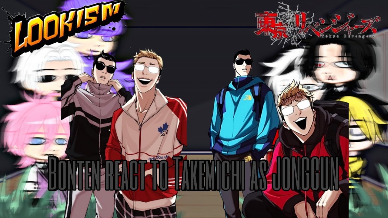 Bonten react to Takemichi as Gun || Lookism || Tokyo Revengers || Gacha Nox | Credit in Description