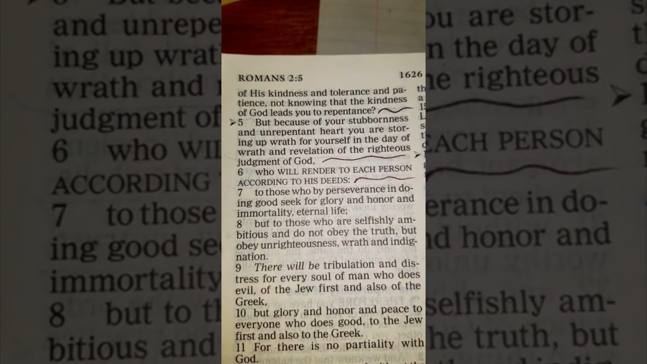 Romans 2:5-6 (The Wrath of GOD will be upon the Unrepentant and Prideful heart of men) JESUS IS LORD