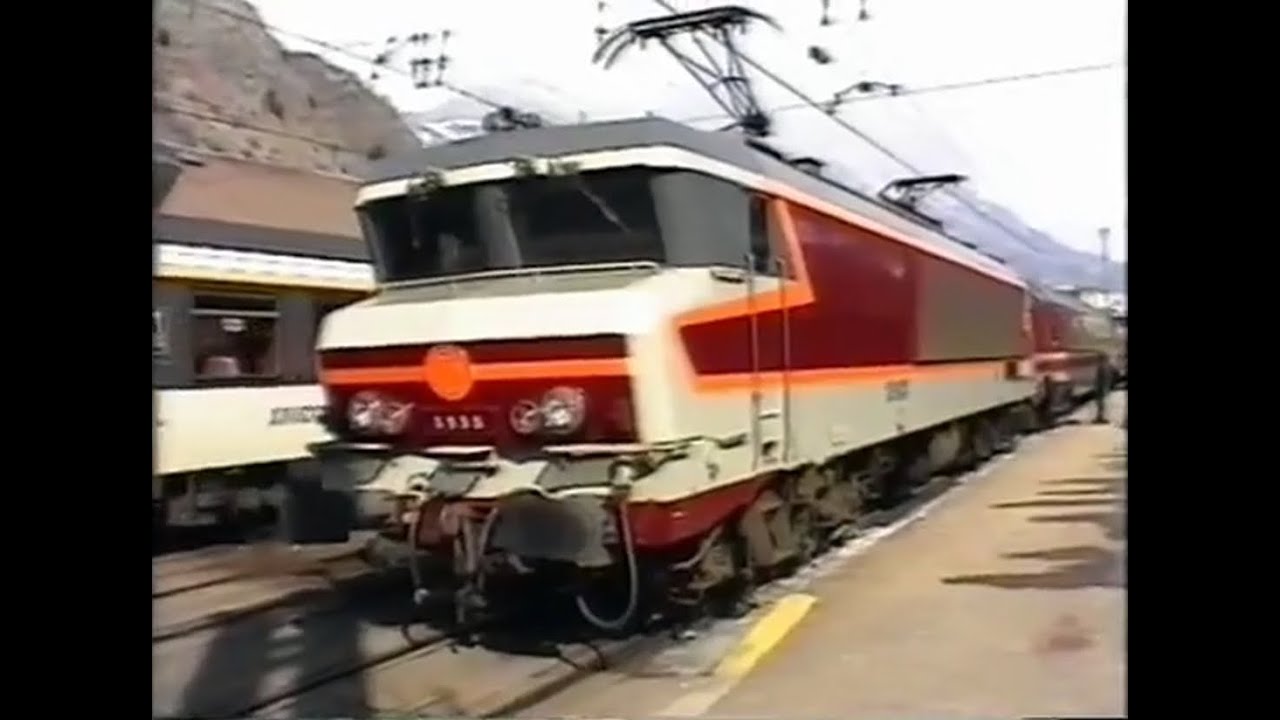 1996_04_Gare de Modane_Mise en tête de la CC6555