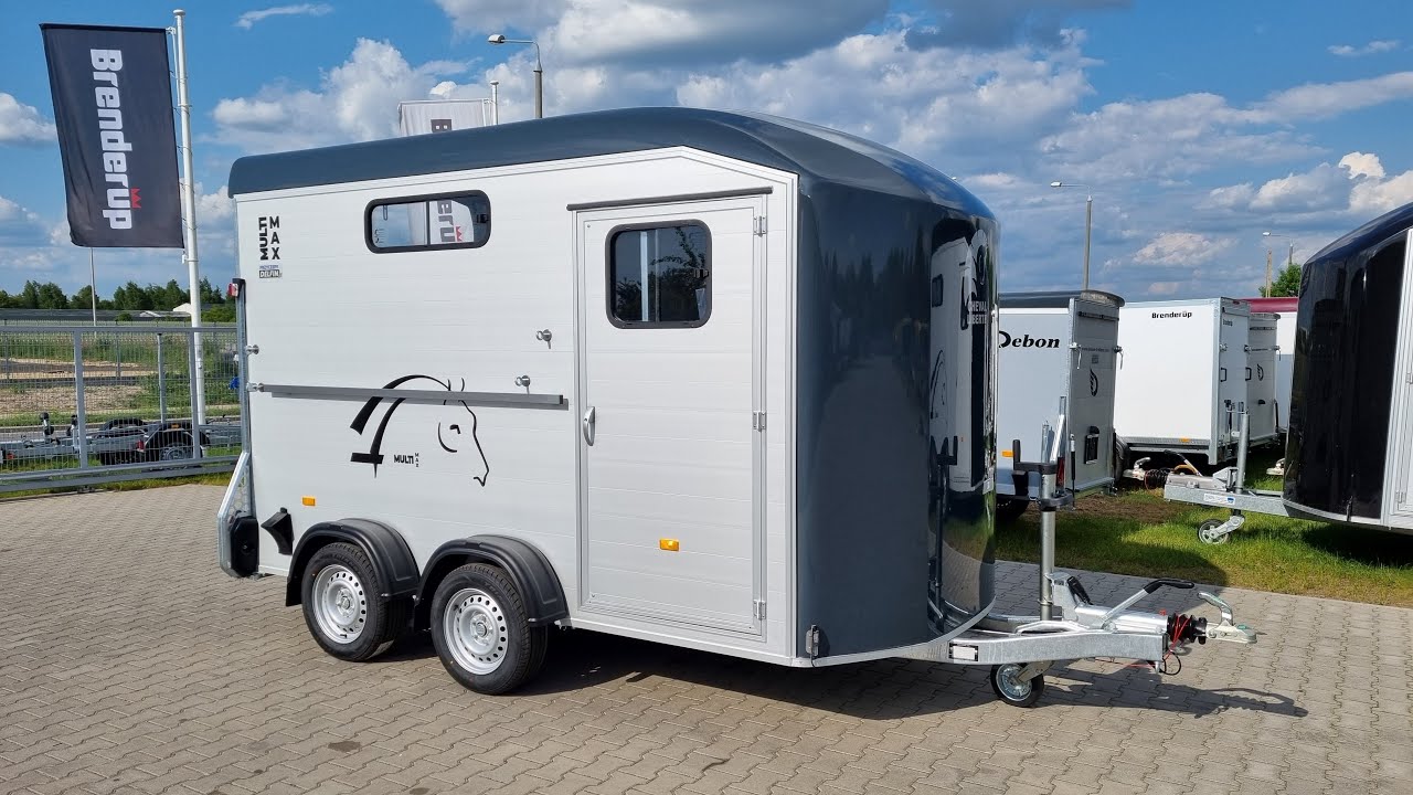Cheval Liberte Multimax - przyczepa do przewozu dwóch koni | siodlarnia / 2600 kg | Przyczepy Delfin