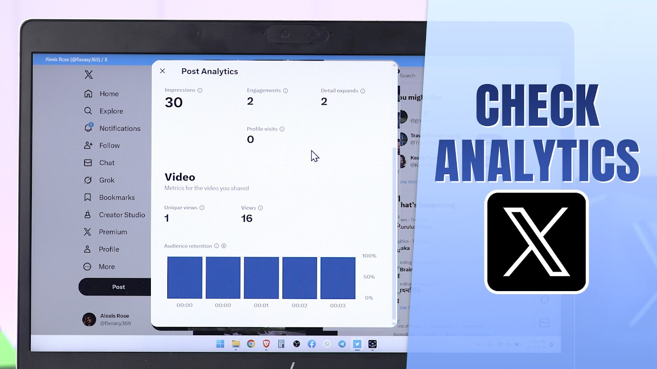How to Check Analytics on X Twitter! [See Post Stats]