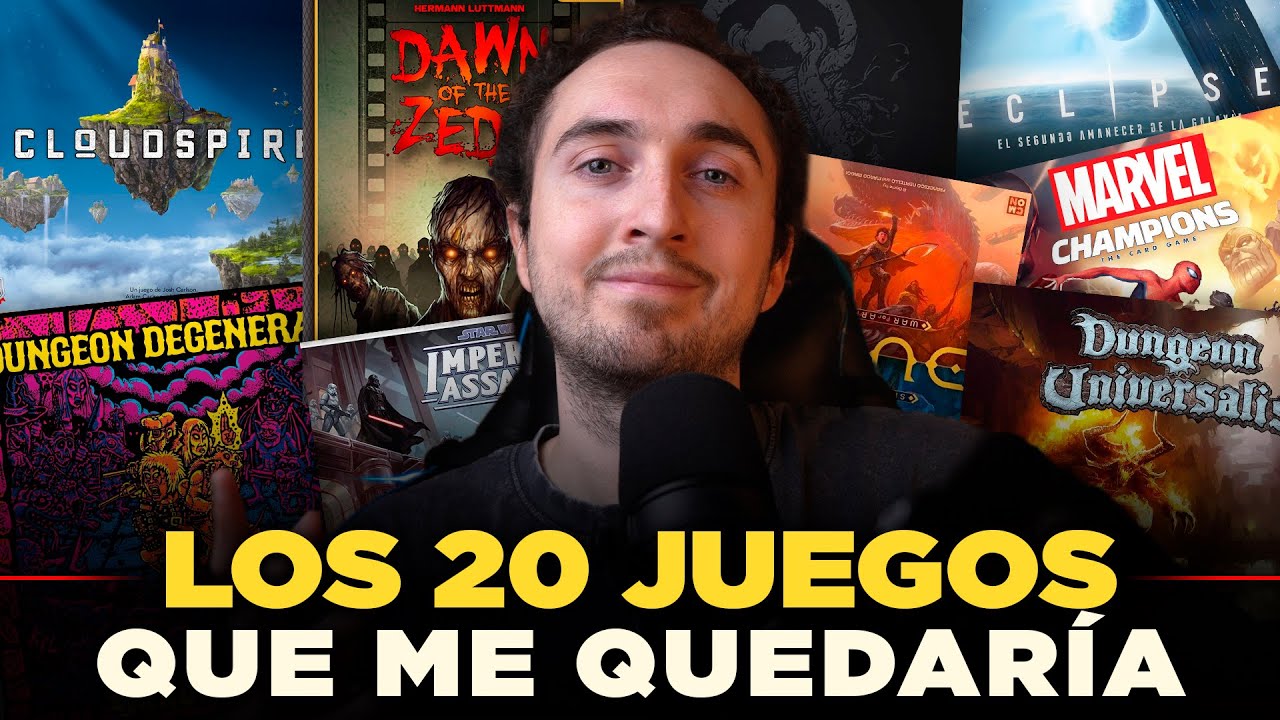 Los 20 Juegos de Mesa que me QUEDARÍA si tuviera que elegir