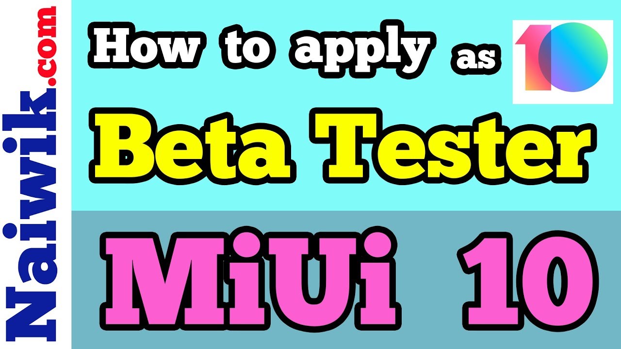 How to apply as a Beta Tester for Miui 10 | Redmi Note 5 Pro