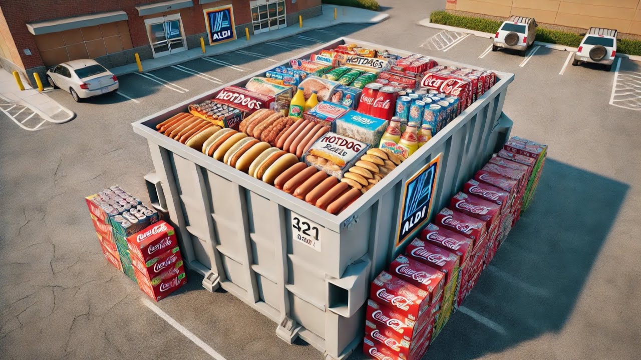 Поиск в мусорном баке Aldi #816