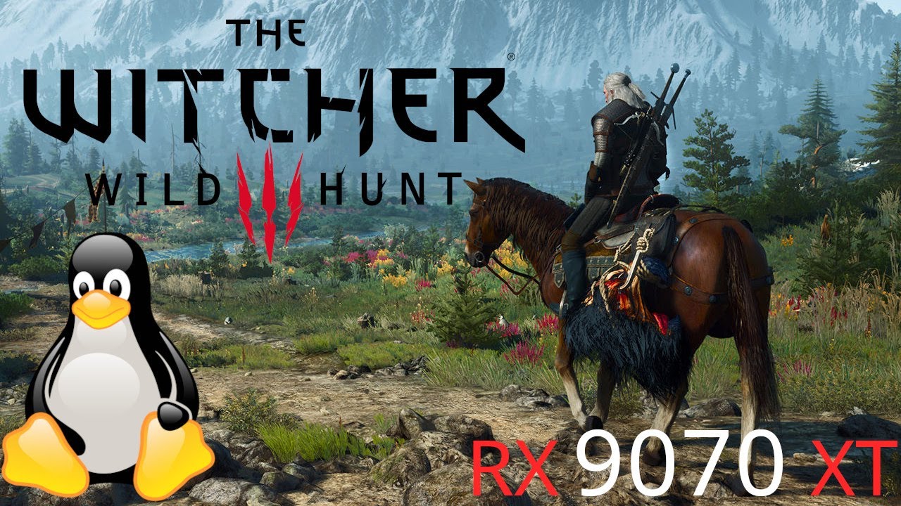 The Witcher 3: Wild Hunt | Linux Radeon 9070 xt 1440p