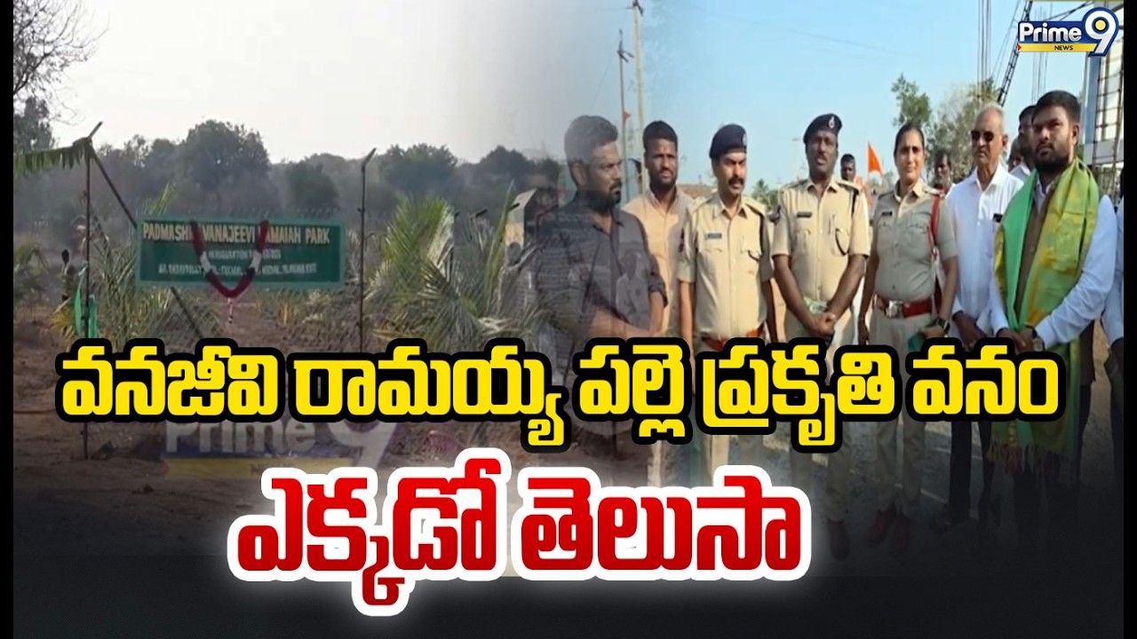 వనజీవి రామయ్య పల్లె ప్రకృతి వనం ఎక్కడో తెలుసా | Vanajeevi Ramayya Palle | Medak | Prime9 News