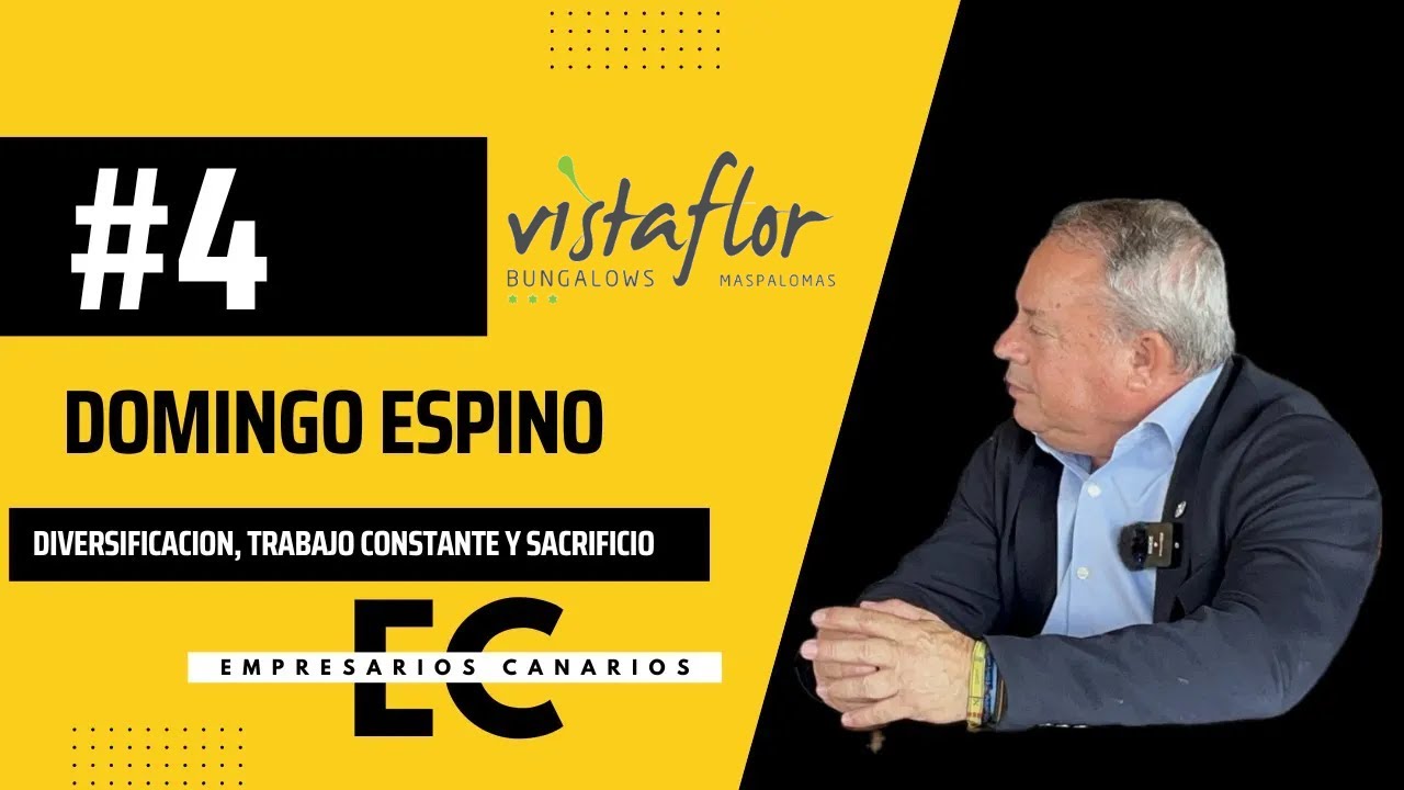 Empresarios Canarios #4 | Domingo Espino - Director Vistaflor, Promotor eventos La Liga...