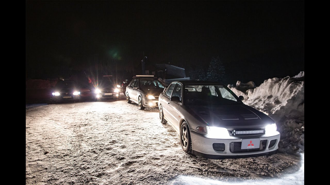 1994 Mitsubishi Lancer EVO 2 RS / POV / The First Winter Ride II