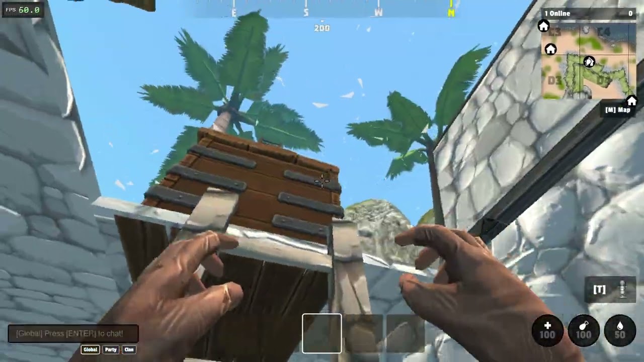 TRİBALS İ.O 580 CLAN PVP SERVERDE ARKADAŞIMIN EVİNE LOOT BASTIM.