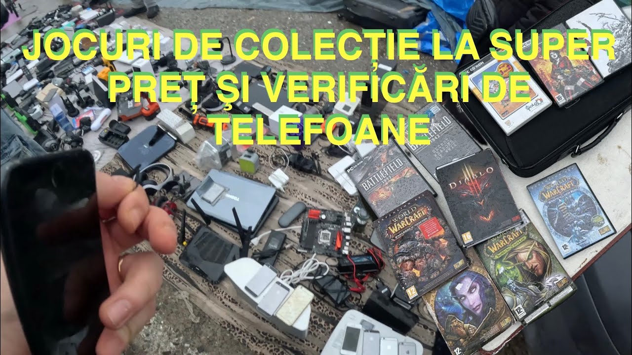 JOCURI DE COLECȚIE PE CD (DIABLO, WARCRAFT, BATTLEFIELD 1942, RED ALERT)LA SUPER PREȚ ŞI UN NOU IPAD