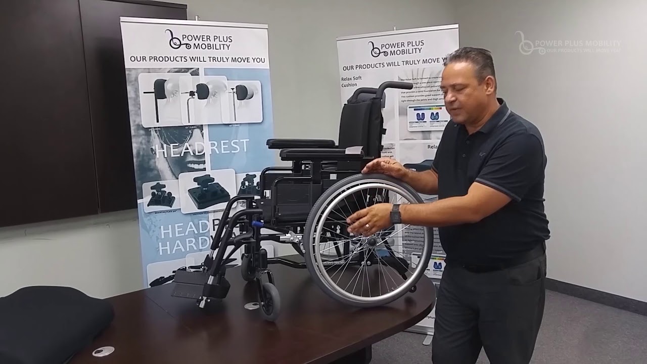 EC EP04 Wheelchair Magic Plus Folding Wheelchair - Power Plus Mobility Inc.