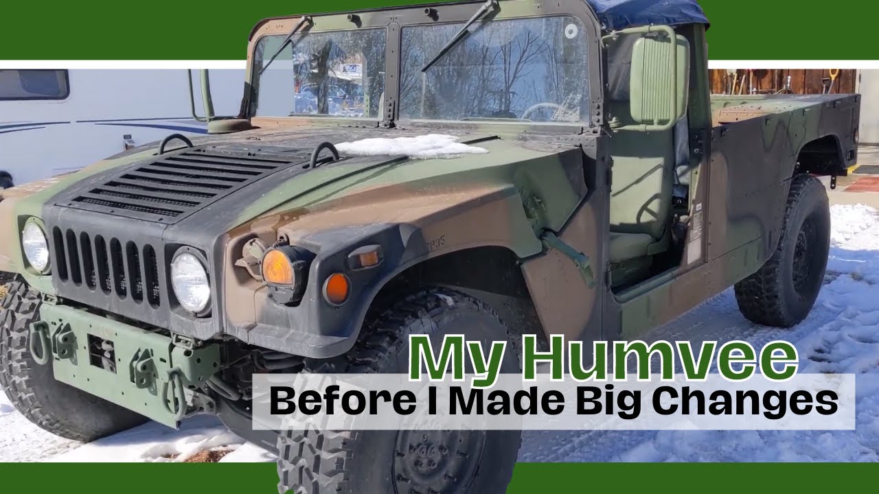 Мой Humvee ДО того, как я внес большие изменения (почти прямиком с GovPlanet!)