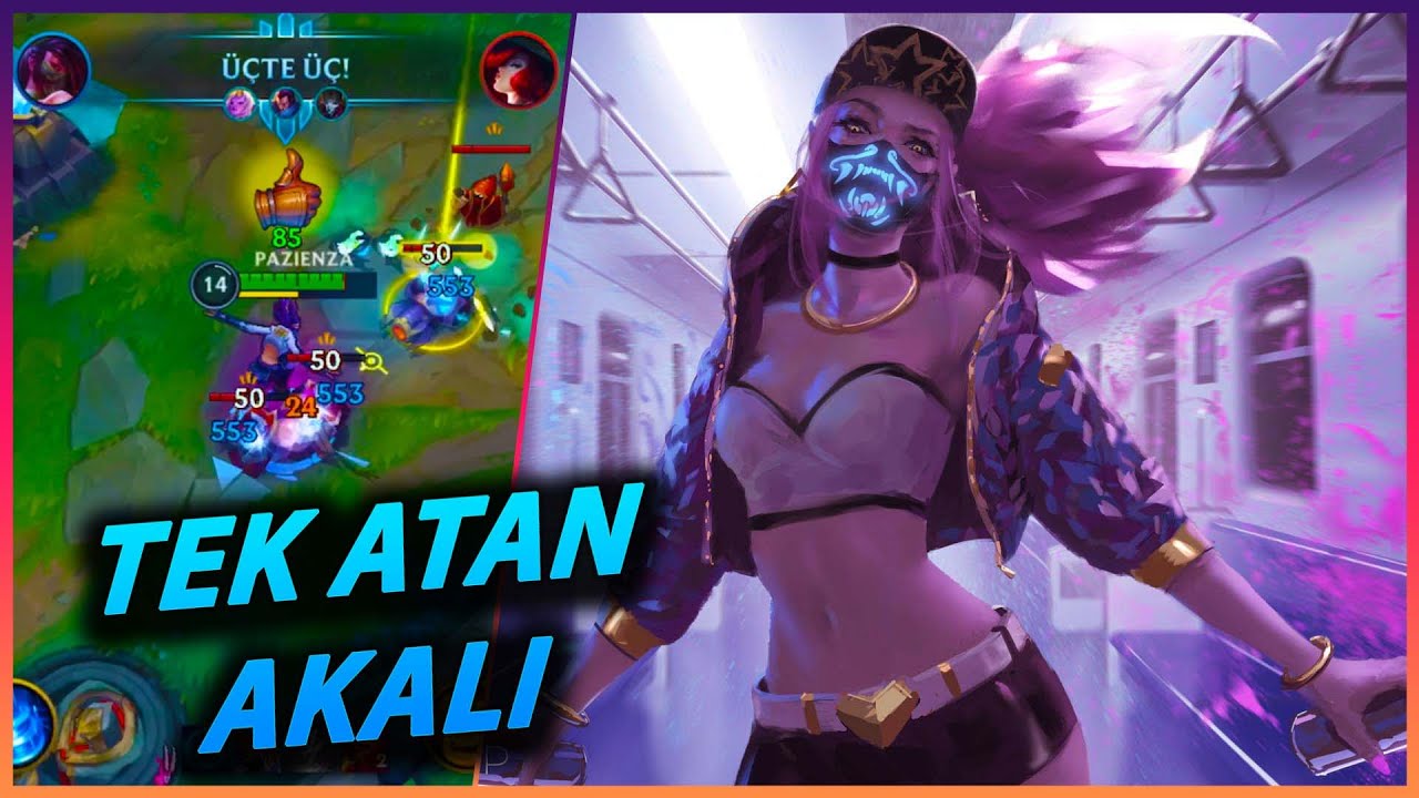 FULL AGRESİF AKALI OYNAMAK | BEST BUILD | AKALI ÖĞRETİCİ GAMEPLAY