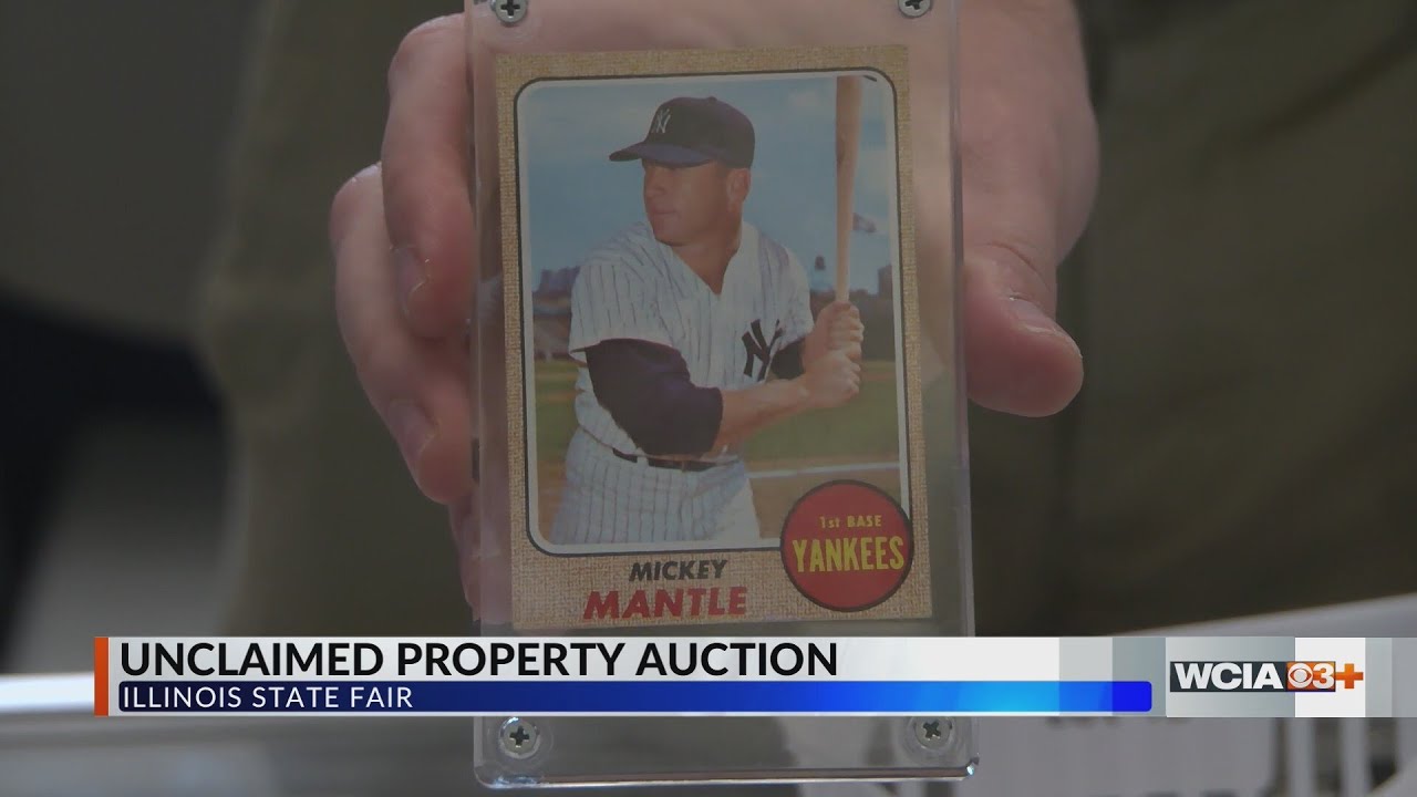 Ryne Sandberg baseball card, gold bar and more up for bidding at Illinois State Fair's Unclaimed Pro