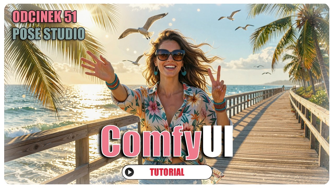 ComfyUI | Seria: Odcinek 51 &ndash; Pose Studio: Czyli Pełna Kontrola Nad Pozą Postaci 🎨 (tutorial)