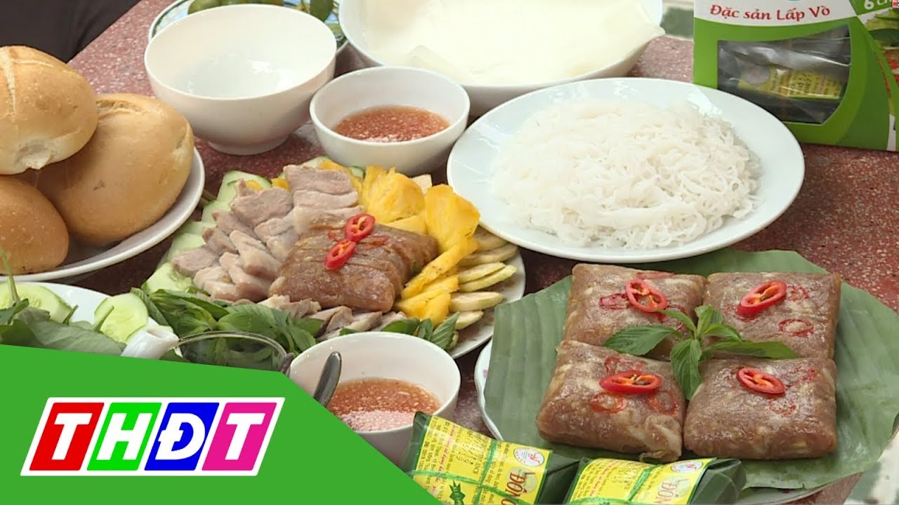 Bì mắm Đông Nguyên - Trà hoa đậu biếc | Ẩm thực đất sen hồng - 16/6/2019 | THDT