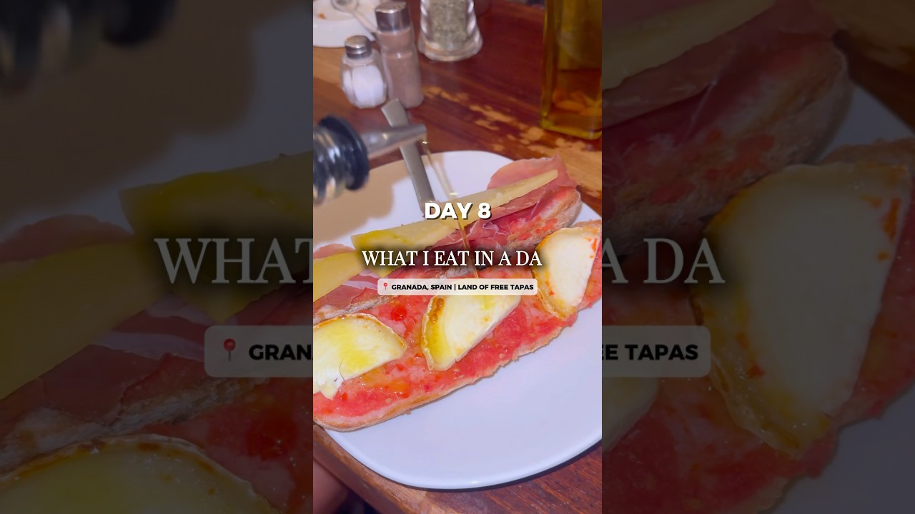 DAY 8 of WAHT I EAT IN A DAY in Granada 🇪🇸