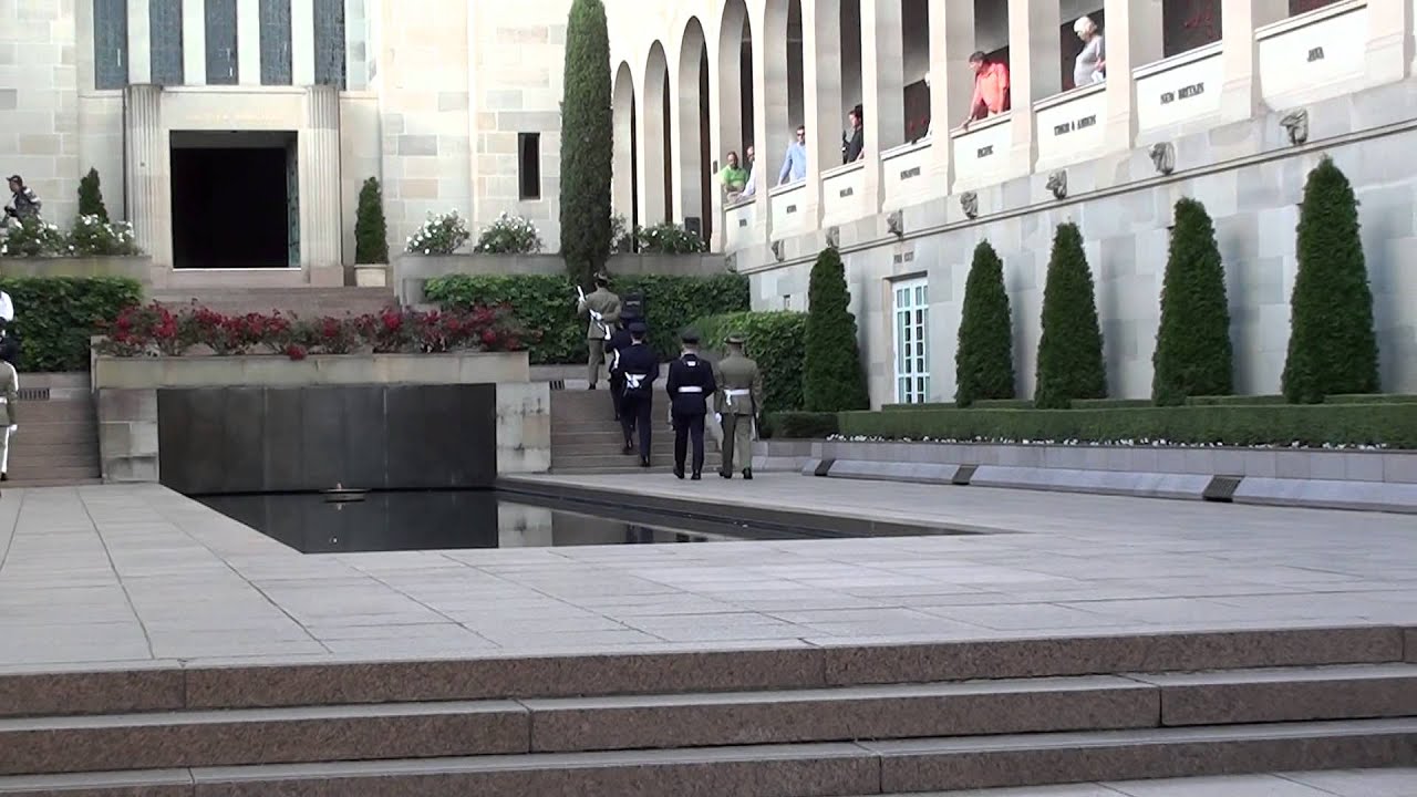 Australian War Memorial Catafalque party mounts a vigil at the Tomb of the Unknown Soldier