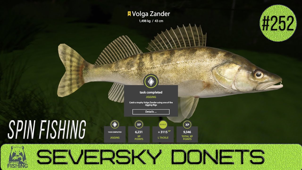 Russian Fishing 4 - Seversky Donets River - Spin Fishing - #252