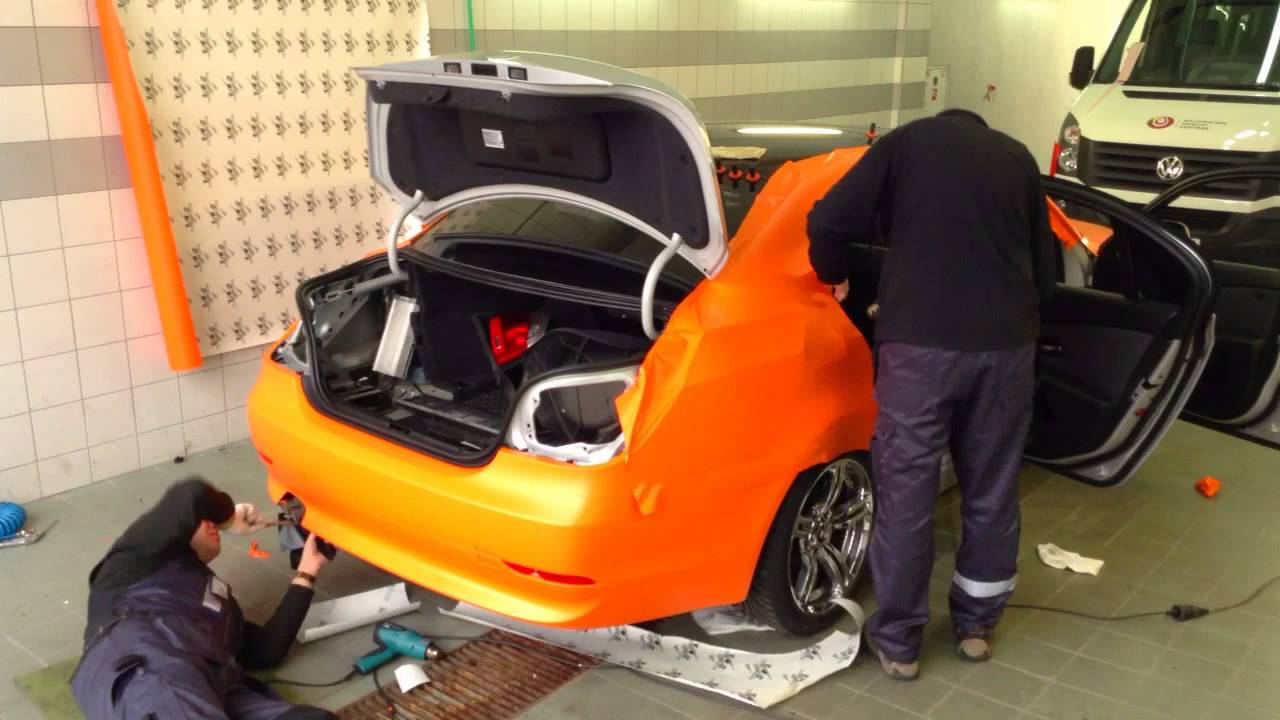 E60 Orange Matte autoapklijavimas.lt
