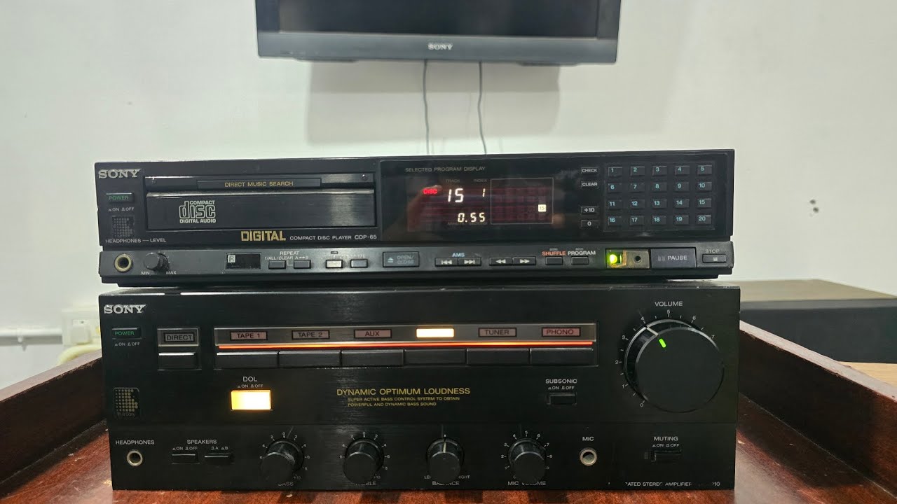 SONY Stereo Amplifier and Pure Audio CD Player/For Sale/Infinity Audio/Contact 94433 70602 