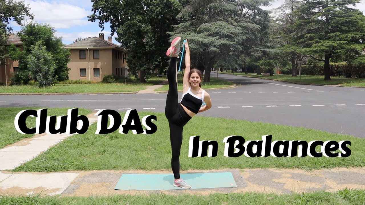 Advanced DAs in Balances with Clubs | Rhythmic Gymnastics