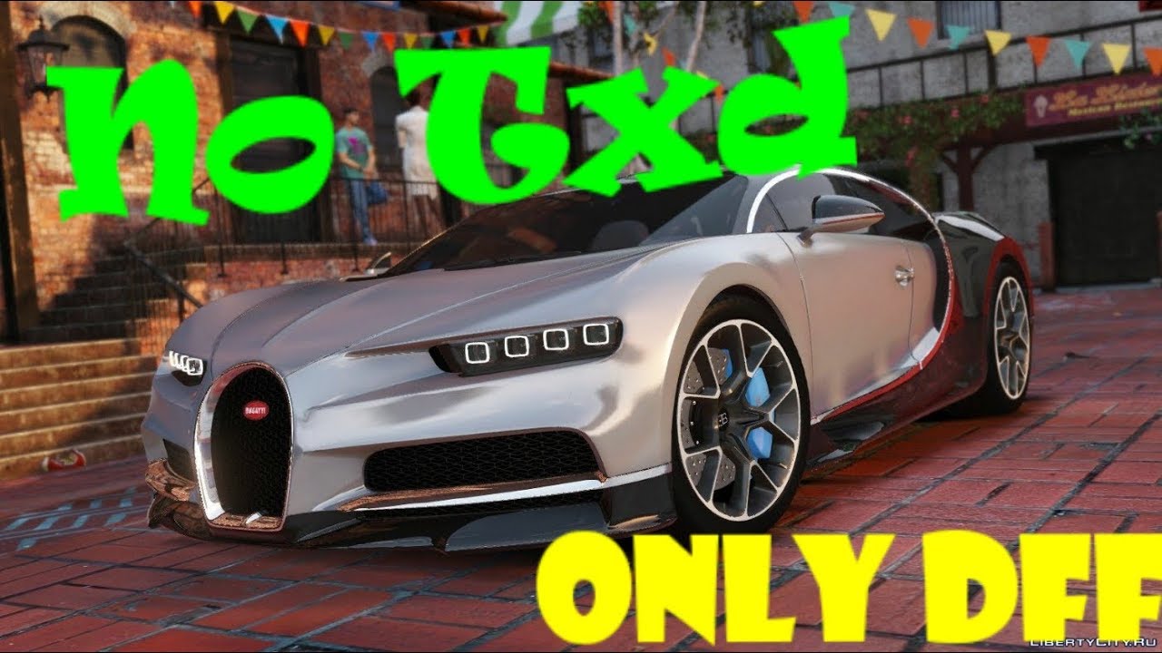 GTA SAN ANDREAS.Bugatti Chiron.No Txd.Only Dff