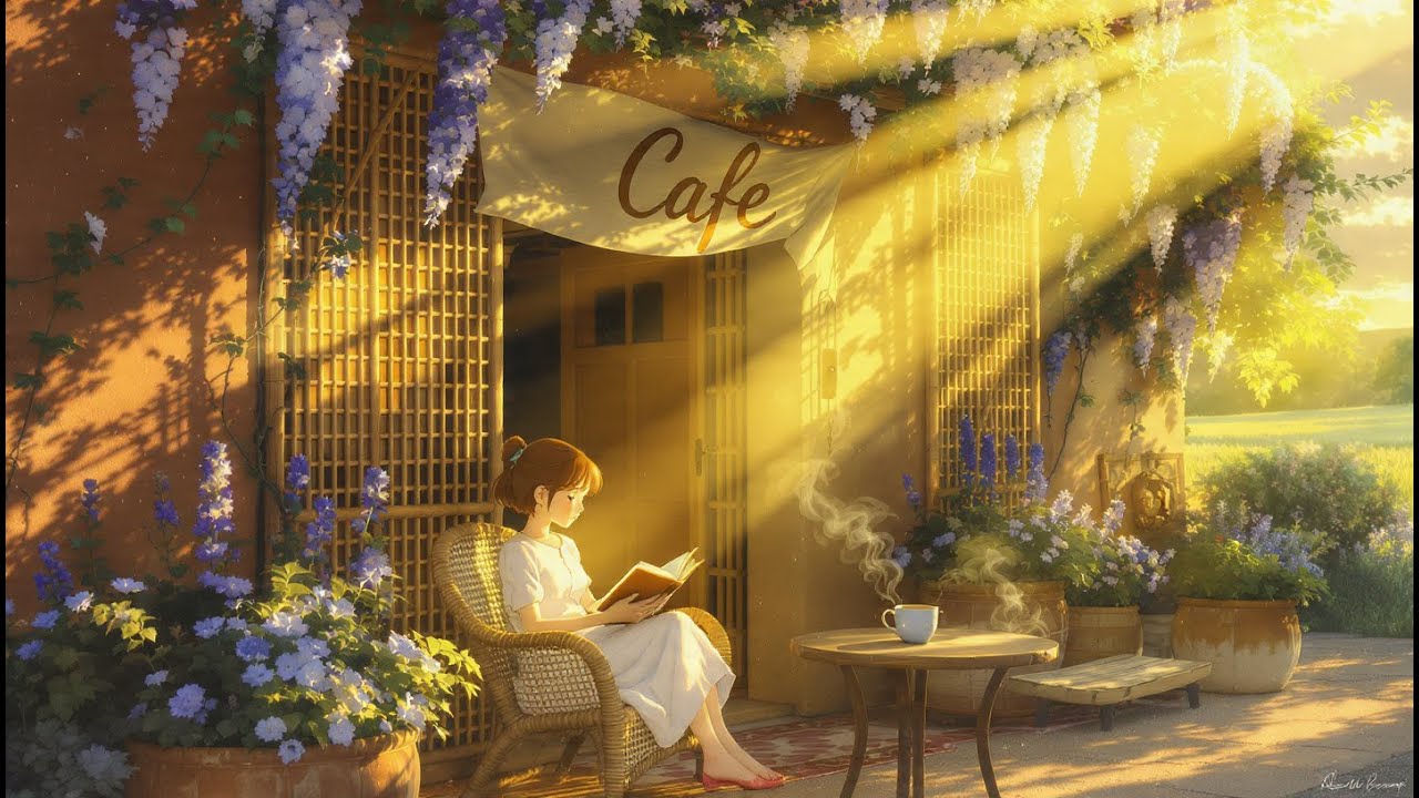 🔴 LIVE | Morning Cafe Ambience | Lofi Music for Work
