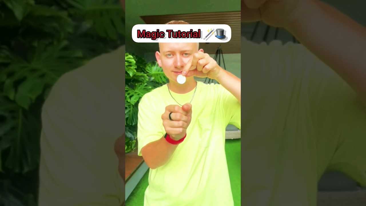 Coin को जादू से गायब करना कैसे सीखें | How to learn hide Coin🪙 Magic 🪄🎩🤔 #shorts #viral #magic