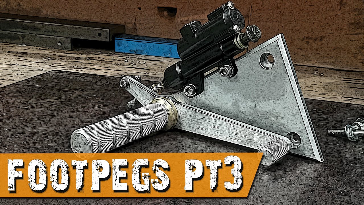 Footpegs Pt3 - Suzuki Bandit Cafe Racer - GIXIT Project Part 64