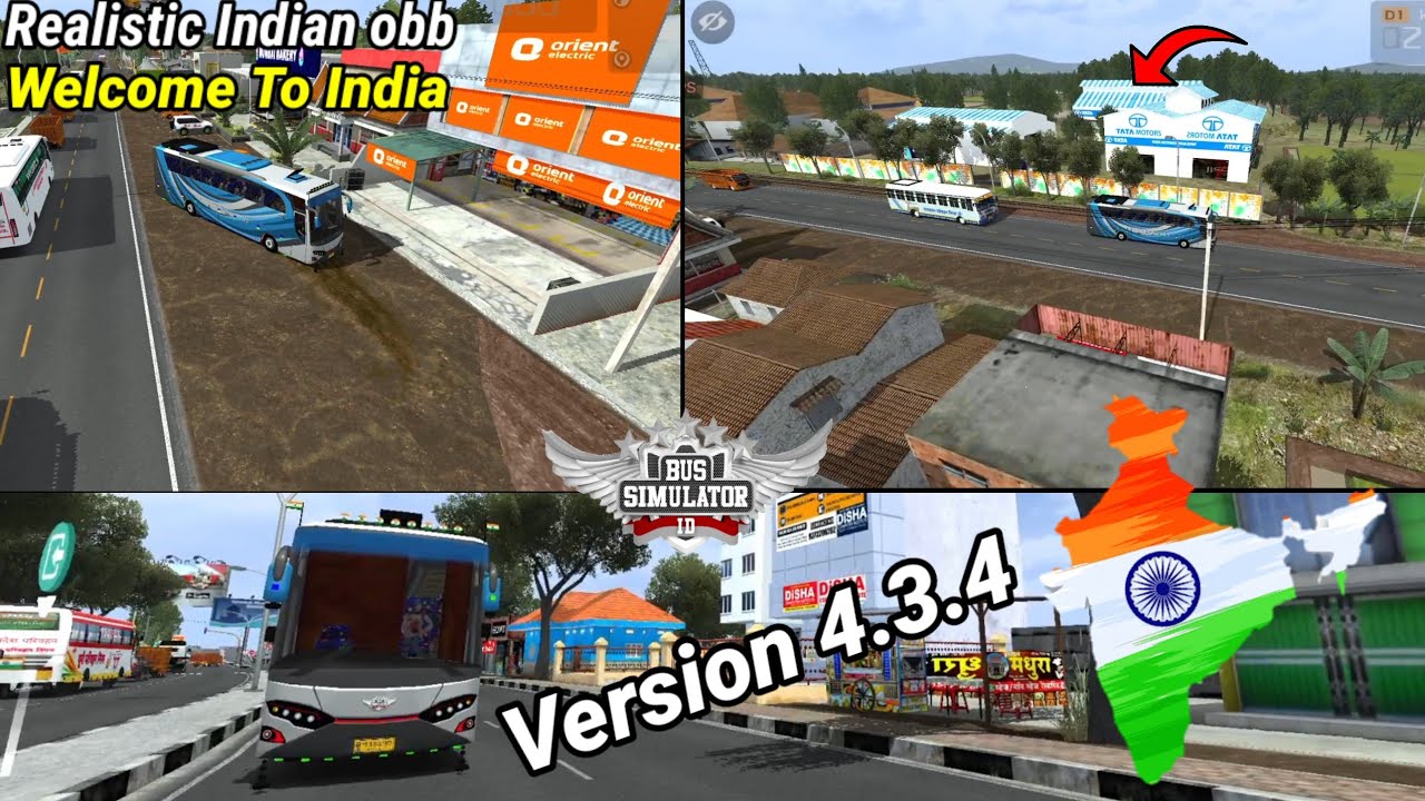 🇮🇳 Indian OBB for Bus Simulator Indonesia | Real Indian Roads, Traffic & Vehicles #bussid #maleo