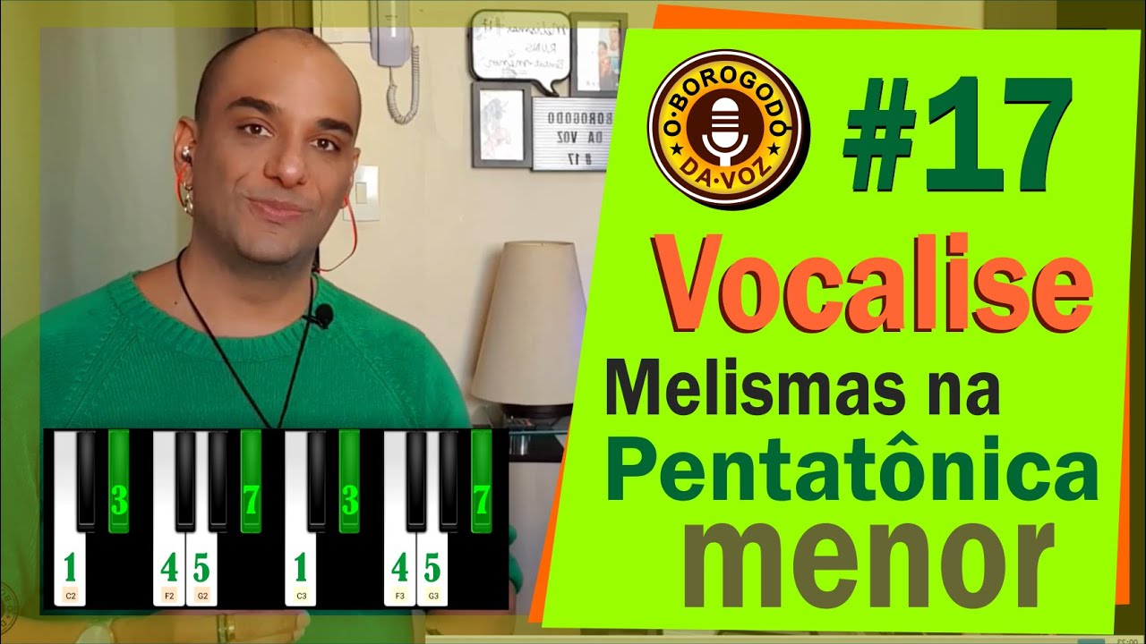 Escala Pentatônica MENOR: Como fazer IMPROVISOS, MELISMAS e RIFFS (vários exercícios progressivos)