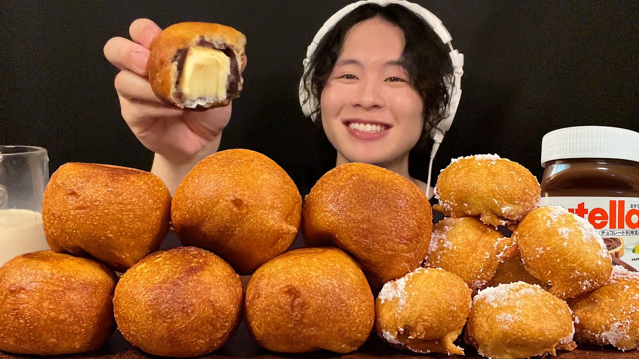 ASMR Жареное масло и жареное печенье Орео‼️【звук еды/мукбанг】【Русские субтитры】