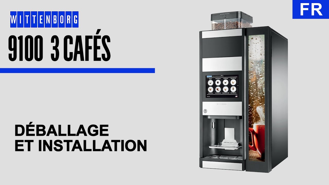 Wittenborg 9100 3 Cafés | Déballage et Installation