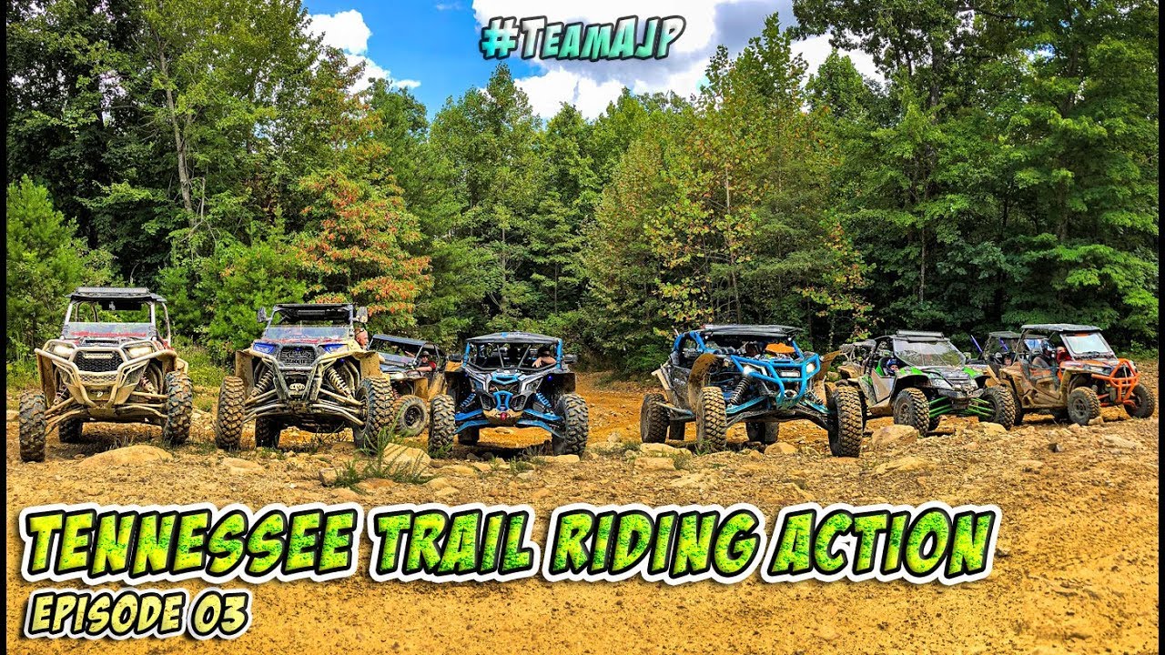 Tennessee Trail Riding Action - UTVing at Brimstone and heading to the waterfall - Episode 03