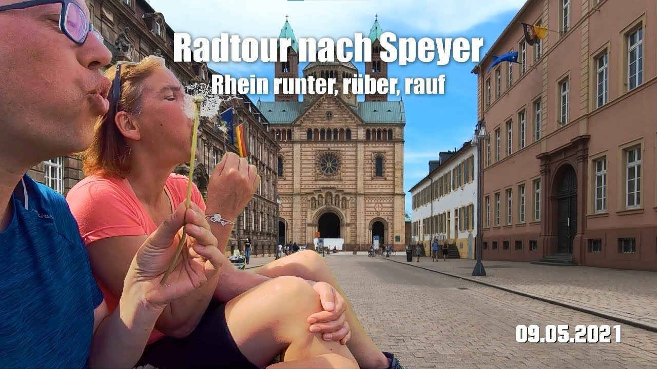 Radtour nach Speyer - Rhein runter, rüber, rauf