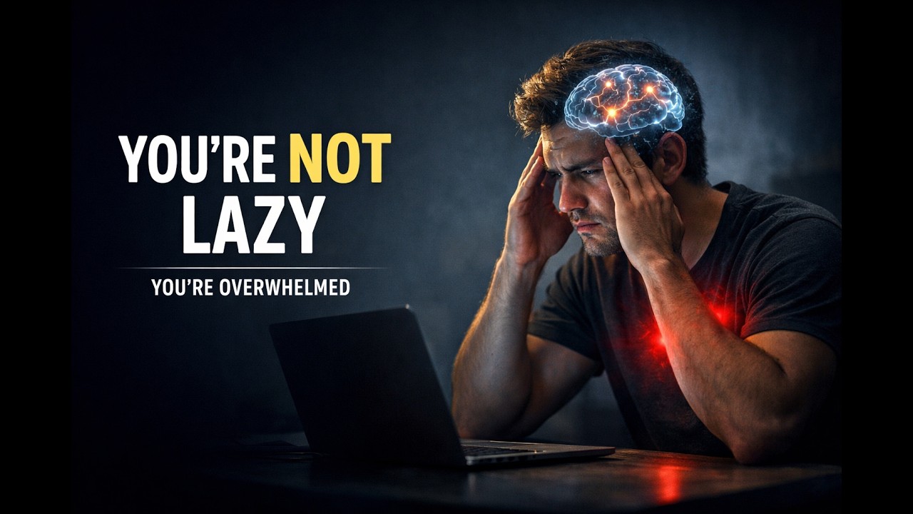You’re Not Lazy — You’re Overwhelmed (Fix Procrastination in 10 Minutes)