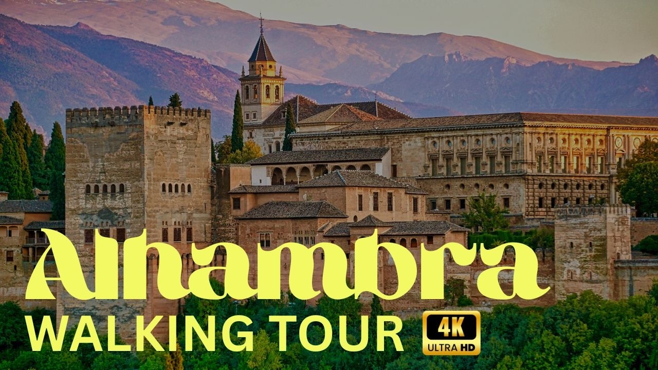 Walking Through the Alhambra – Spain’s Breathtaking Moorish Palace & Gardens | 4K Tour