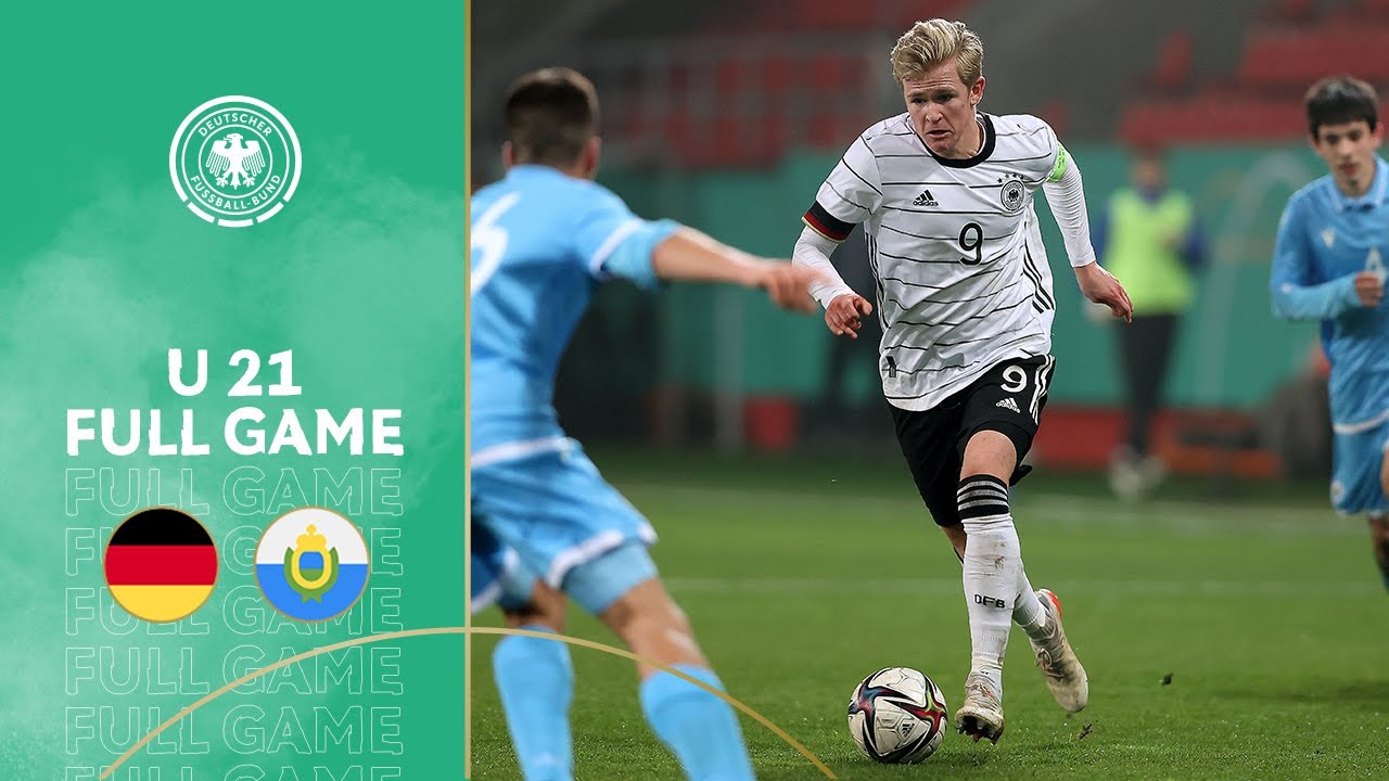 Germany vs. San Marino | Full game | U 21 Euro Qualifier