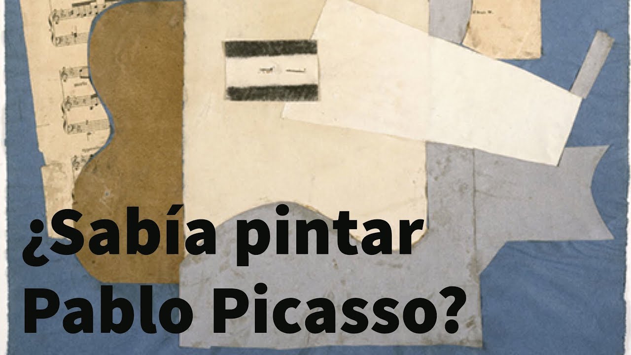 ¿Sabía pintar Pablo Picasso?