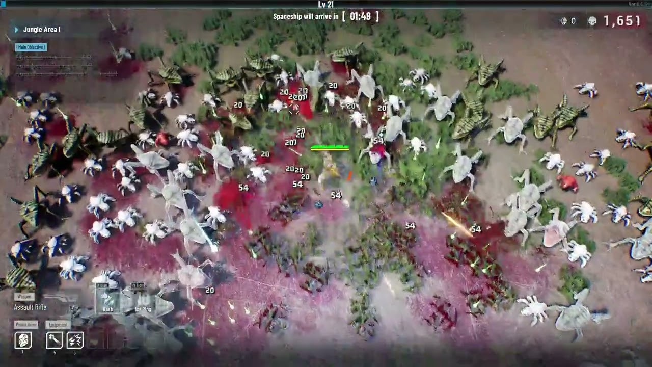 This Top Down Bullet Hell Shooter Horde Survivor Game Has a HUGE Roguelite Aspect to it - Greedland