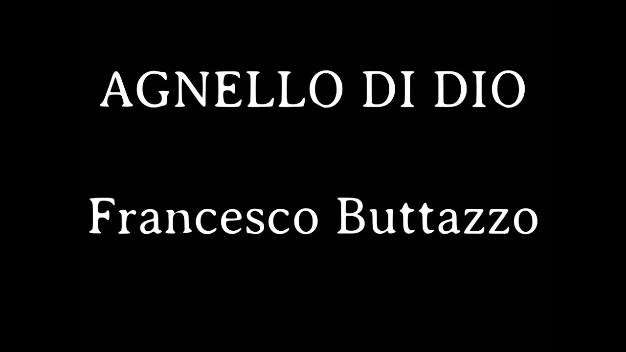 Agnello di Dio (Francesco Buttazzo)
