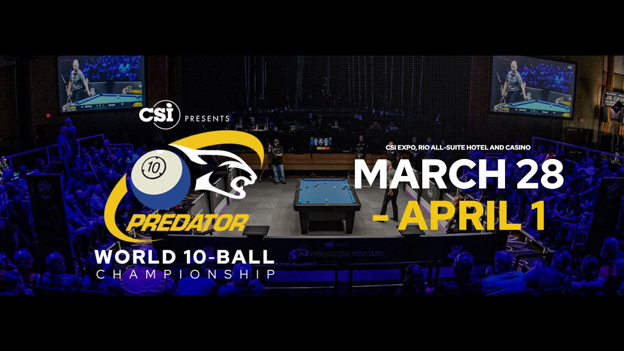 Michael Schneider (CH) vs Carlo Biado (PHI) Final rounds 2022 Predator World 10-Ball Championship