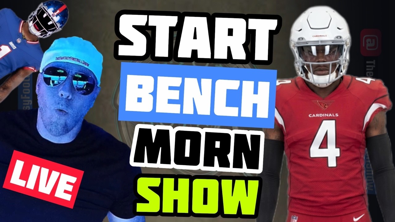 Live Week 1 NFL Watch Party & Start Bench Advice