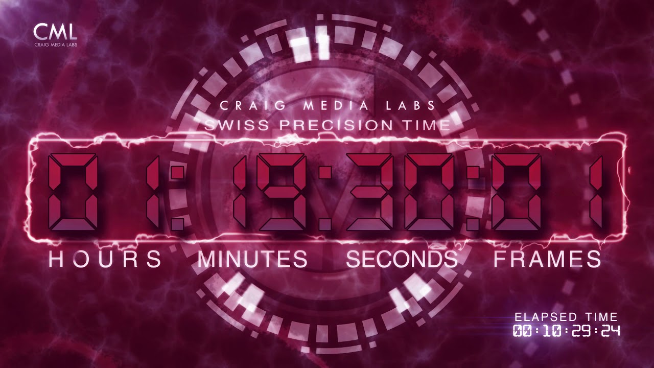 1hour 30min / 90 Minutes Deluxe Countdown with SFX and Voice Over ⏰