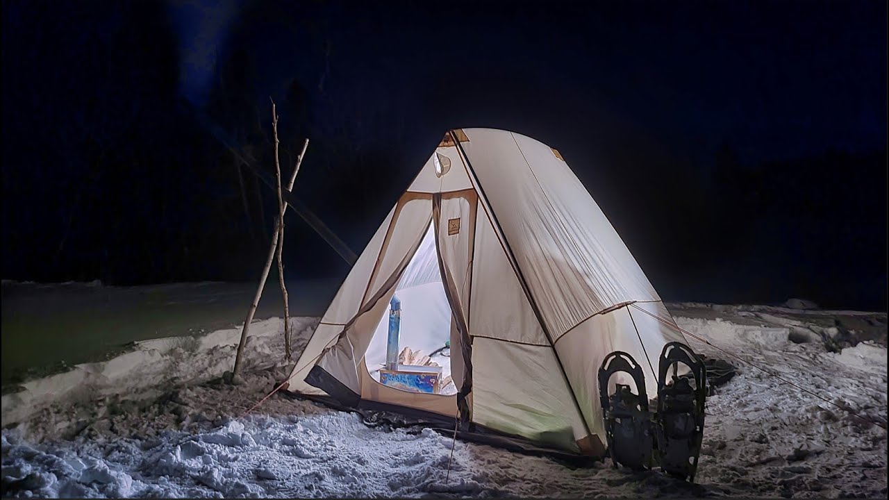 Solo Winter Camping at -18 Degrees  - Testing the Winnerwell Fastfold Titanium Stove
