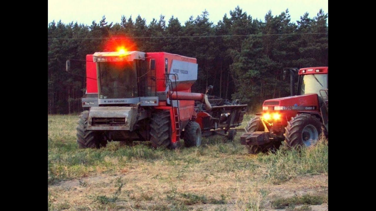 Żniwa rzepakowe 2018/Case 7250/MF CEREA 7274&7278/Rol-Pol Jeziorki