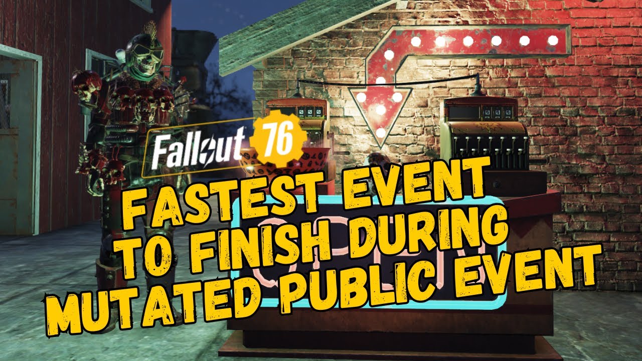 Don't Be Late in this Mutated Public Event&mdash;Fallout 76