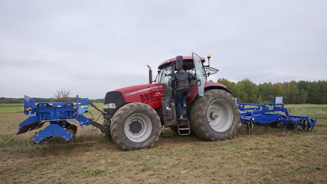 Nowa maszyna w gospodarstwie Kubali w Borowskich Ciborach Case IH puma 185 Rolmako